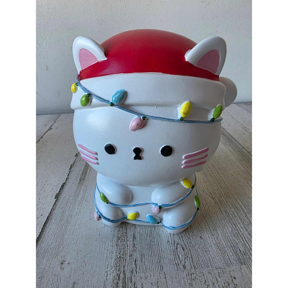 Hello Kitty string light statue figurine Xmas hat Santa decor cute anime